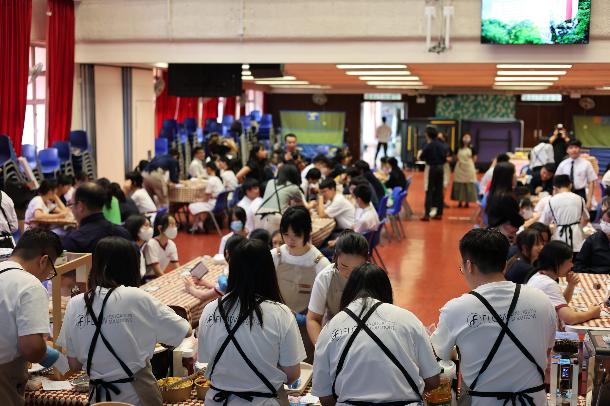 Flow Cafe 1.0 school well-being activation, photograph 1